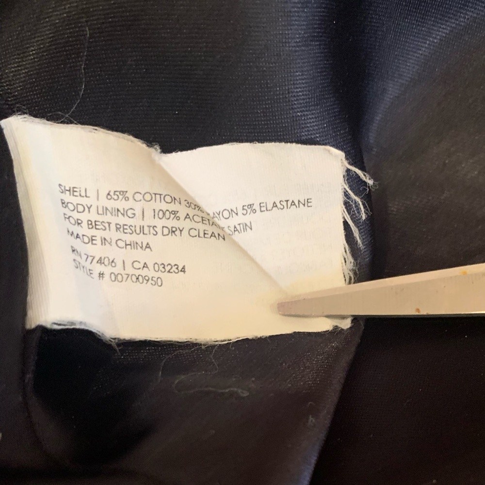 Club Monaco Dark Navy Trench Coat - Picture 9 of 11